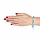 Order Turquoise bracelet 'Turquoise' natural turquoise bracelet for women. Irina Moro. Livemaster. . Bead bracelet Фото №3