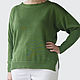  Lightweight cotton jumper with a boat neck. Jumpers. stylish things. My Livemaster. Фото №5