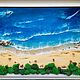 Заказать Картина " Море надежд" 60*40см из смолы. Изделия из эпоксидной смолы. Ярмарка Мастеров. . Картины Фото №3
