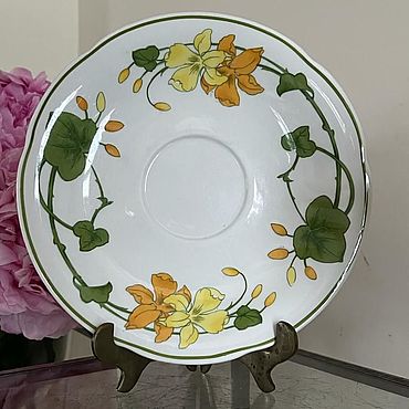 Винтаж ручной работы. Ярмарка Мастеров - ручная работа Блюдце Villeroy&Boch Geranium , Германия. Handmade.