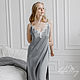 Nightgown made of tencel gray color. Combination. Delicate Clothing Store (Daria). Online shopping on My Livemaster.  Фото №2