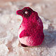 felt toy: Pink penguin. Felted Toy. Prazukina_Dream. Online shopping on My Livemaster.  Фото №2