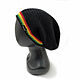 Rastafarian hat 'Borg', Subculture hats, Moscow,  Фото №1