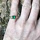 1,69 ct Natural Emerald 585 Handmade Gold Ring. Rings. Bauroom - vedic jewelry & gemstones (bauroom). My Livemaster. Фото №4