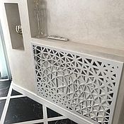 Cabinet for the radiator