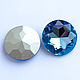 27мм, Шатон Premium кристалл, голубой, Кабошоны, Волгоград,  Фото №1