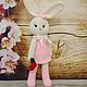 Bunny, knitted soft toy, Stuffed Toys, Zelenograd,  Фото №1