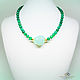 Necklace of chrysoprase and chalcedony. Necklace. RADA ACCESSORIES. Online shopping on My Livemaster.  Фото №2