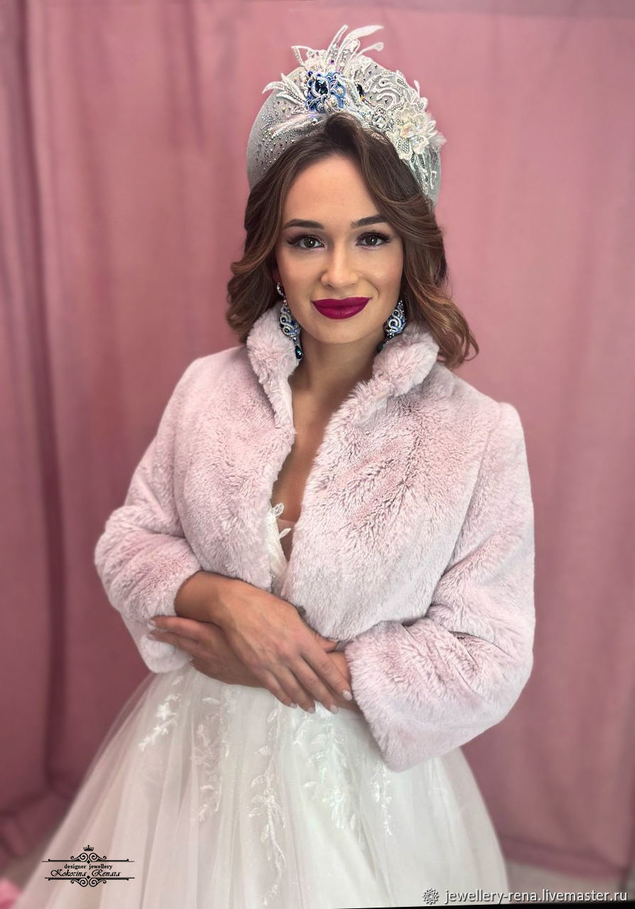 Зимний кокошник со Swarovski в интернет-магазине Ярмарка Мастеров по ...