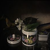 Винтаж handmade. Livemaster - original item Floral Lustre... Legendary Wedgwood. Two boxes. Handmade.
