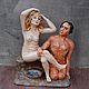  Mistress and Servant, Sculpture, Moscow,  Фото №1