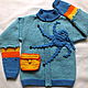 jacket In search of treasure knitted baby boy's jacket, Sweater Jackets, Chelyabinsk,  Фото №1