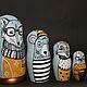 The Nesting Dolls Forest Friends. Dolls1. color of magic. My Livemaster. Фото №4