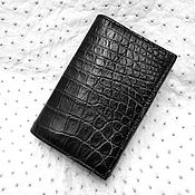 Сумки и аксессуары handmade. Livemaster - original item Purse made of the abdominal part of genuine crocodile leather.. Handmade.