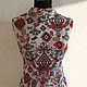 Cotton knit 'Machu Picchu' in the red. Fabric. Ya-shveya. Online shopping on My Livemaster.  Фото №2