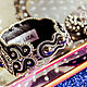 Bracelet Art Deco. blue. Bead embroidery. Beaded bracelet. Bead bracelet. LADY-LIZA jewelry shop. My Livemaster. Фото №5