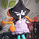 Order Knitted Little Witch toy Haloween. Toys with soul. Livemaster. . Stuffed Toys Фото №3