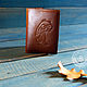 Order cover: Leather cover for documents ' Crazy hare'. VOLGA-VOLGA. Livemaster. . Cover Фото №3