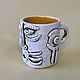 Kat stucco No. 4. Mugs and cups. Creative workshop Cheerful porcelain. Online shopping on My Livemaster.  Фото №2