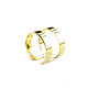 Gold wide ring without stones 'Style'phalanx ring. Phalanx ring. Irina Moro. My Livemaster. Фото №5