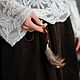 Заказать Юбка "Понёва" - КОРИЧНЕВАЯ. MIRANI женская одежда в рустик стиле. Ярмарка Мастеров. . Юбки Фото №3