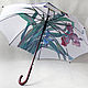 Paraguas bastón con Iris pintado a mano'. Umbrellas. UmbrellaFineArt. Ярмарка Мастеров.  Фото №4