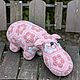 Бегемот Алексей вязаный игрушка ручной работы. Мягкие игрушки. IRINA GRUDKINA Handmade Knitwear. Ярмарка Мастеров.  Фото №4