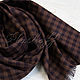 Classic brown men's scarf ' English button', Scarves, Moscow,  Фото №1