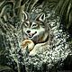 Wolf Magnet from stone Painted stone, Stones, Zmeinogorsk,  Фото №1