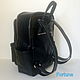 Leather backpack ' Black Windows'. Backpacks. Sergei. My Livemaster. Фото №4