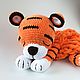Pyjamas Tiger cub knitted pyjamas toy-hugging tiger. Stuffed Toys. vyazunchiki-lz (vyazunchiki-lz). Online shopping on My Livemaster.  Фото №2