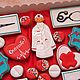 Order Gingerbread for the doctor. cookiezanna. Livemaster. . Gingerbread Cookies Set Фото №3