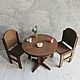 A set of parts for doll furniture: Table 2 chairs. Doll furniture. butikpodarkovv. My Livemaster. Фото №4