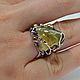 The ring on the whole finger: Orion with citrine. All finger ring. Sergej Dementjev (desef). My Livemaster. Фото №5