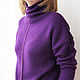 Order Cashmere Plum sweater. Knitting. Livemaster. . Sweaters Фото №3