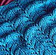 Shawl knitted Dark Turquoise Curl. Shawls. (Milena-Pobedova) (Milena-Pobedova). Online shopping on My Livemaster.  Фото №2