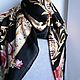 Copy of Large silk scarf in Burberry style, shawl. Shawls1. SilkAlso. My Livemaster. Фото №5