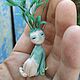 Mandrake sprout, a polymer clay miniature. Miniature figurines. Wizard's Little Shop (TigRaido). My Livemaster. Фото №6