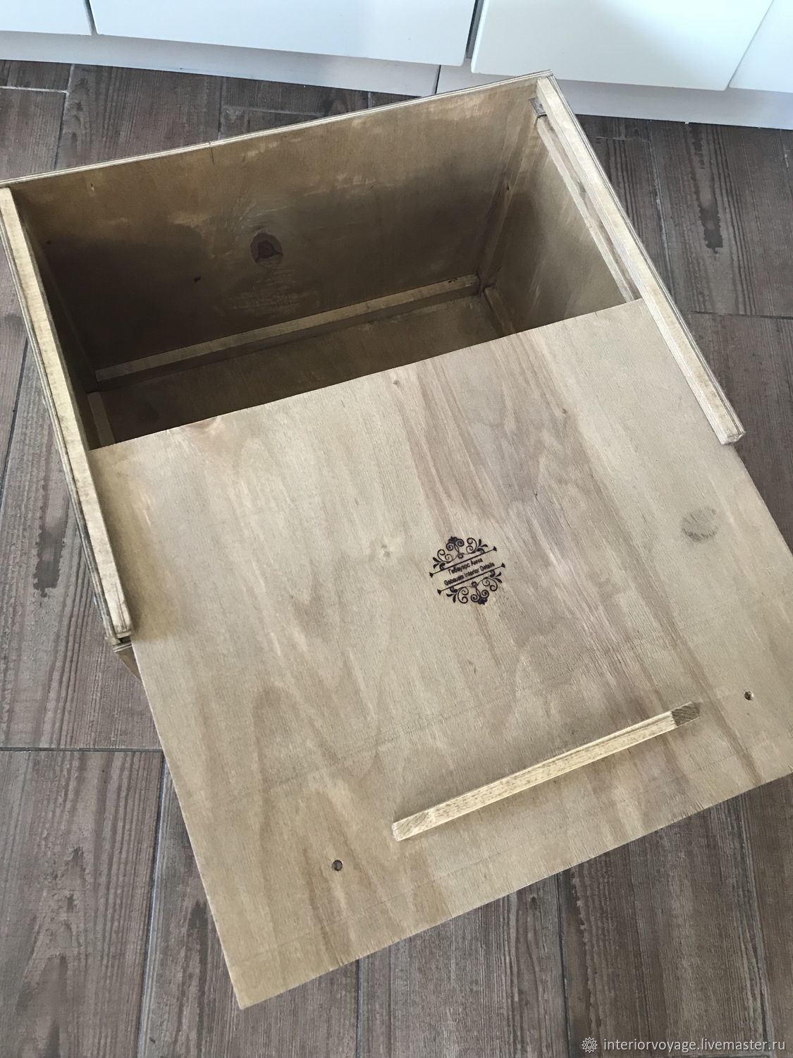 Авторский деревянный ящик-пенал для изделий от декоратора – заказать на .
