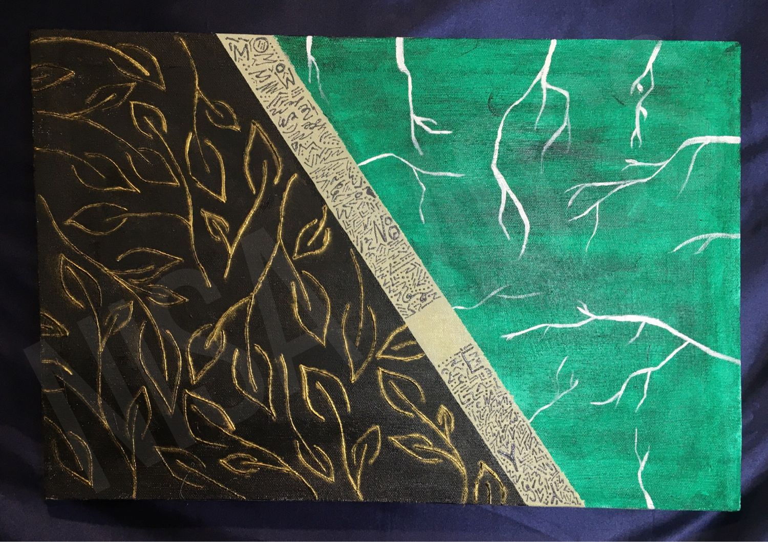 Картина маслом на холсте энергетическая «Сопряжение» в интернет ...