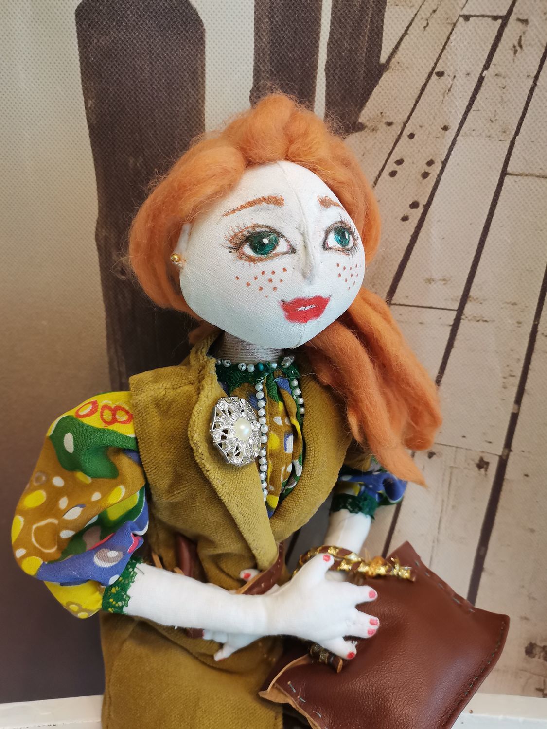 Кукла с рыжими волосами в интернет-магазине на Ярмарке Мастеров ...