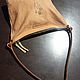Handmade leather bag. Minimalism MG, Crossbody bag, Moscow,  Фото №1