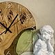 Часы настенные. Часы классические. ELM_woodstudio (мебель и декор). Интернет-магазин Ярмарка Мастеров.  Фото №2