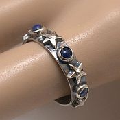 Украшения handmade. Livemaster - original item Silver 925 ring with lapis lazuli. Handmade.