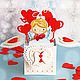'Angel of love' postcard Pop-up. Gifts for February 14. Evrica (Evrica). My Livemaster. Фото №4