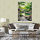 Oil painting on canvas Mountain river.Painting in the house. Pictures. Naradostirina. My Livemaster. Фото №6