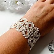 Украшения handmade. Livemaster - original item Vologda lace bracelet. Handmade.