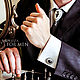 Ferkhat tie brooch. Swarovski crystal Graphite. for men. Wedding Jewelry Sets. LADY-LIZA jewelry shop. My Livemaster. Фото №4