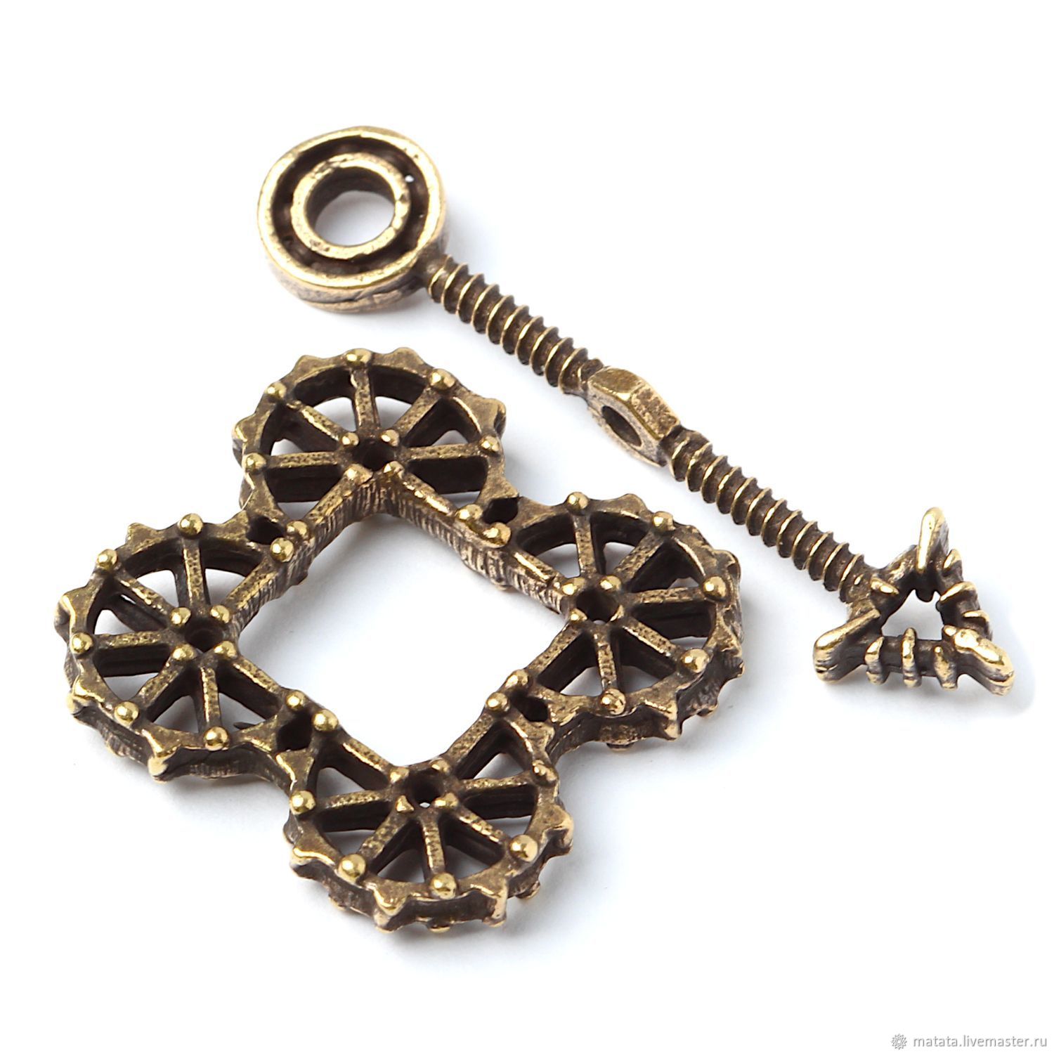 Замок-тоггл 1452 (1) Стимпанк купить в интернет-магазине Ярмарка ...