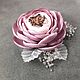 Order Morning Ice Roses. Brooch - handmade flower. ms. Decorator. Livemaster. . Brooches Фото №3